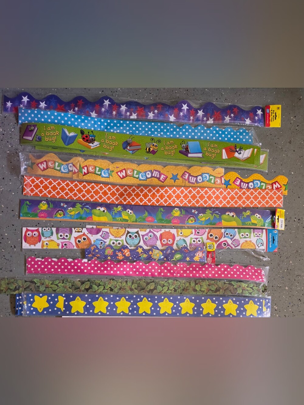 Colorful Classroom Border Trim Pack - Multi-Pattern